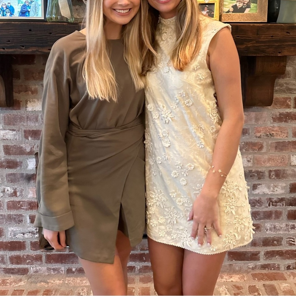 Anthropologie Embroidered Dress